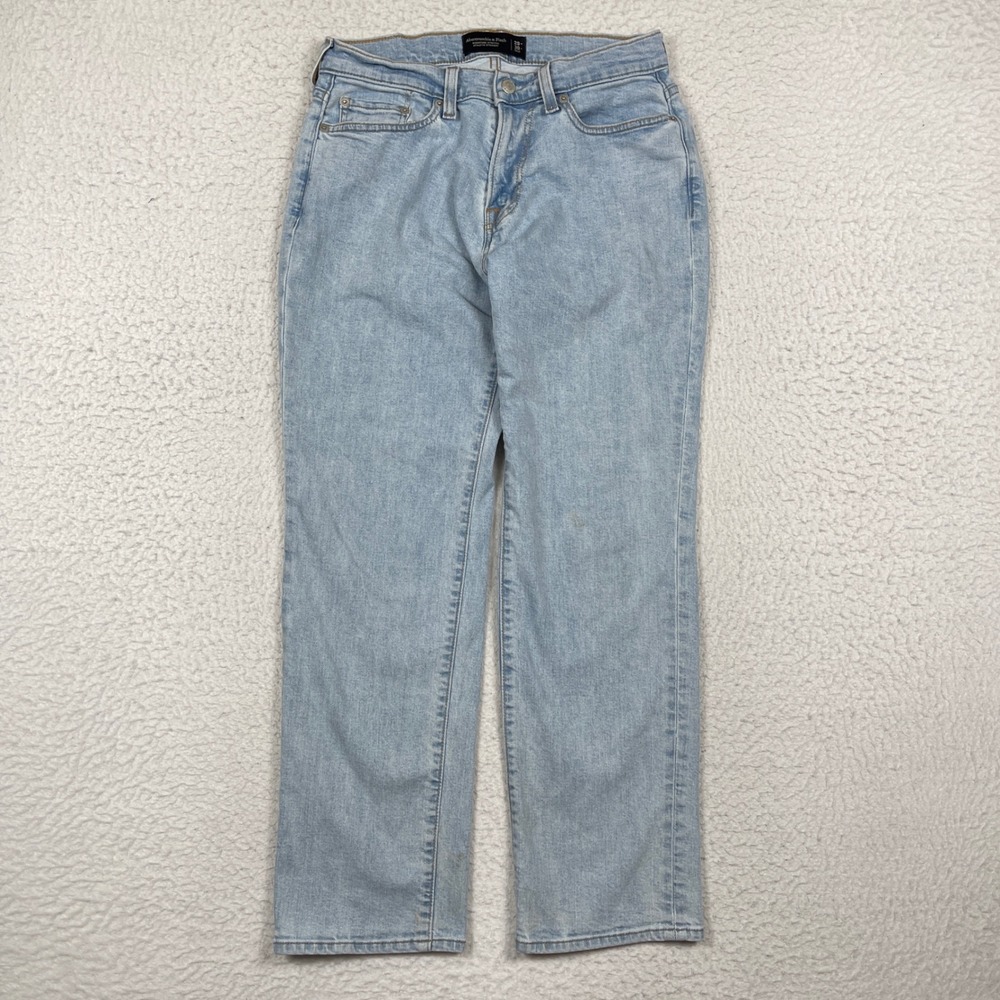 Abercrombie & Fitch Jeans Mens 29x30 (Fit 29x28) Blue Athletic Straight Denim